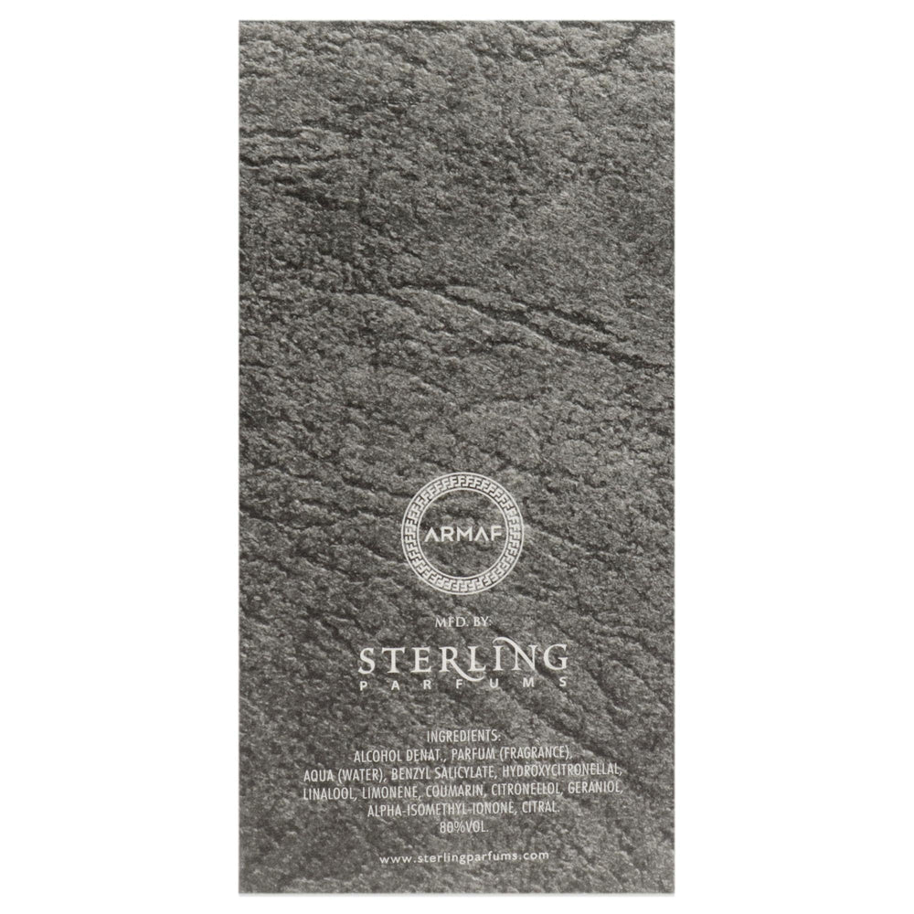 Armaf Hunter Intense base notes view emphasizes warm patchouli and cedarwood.