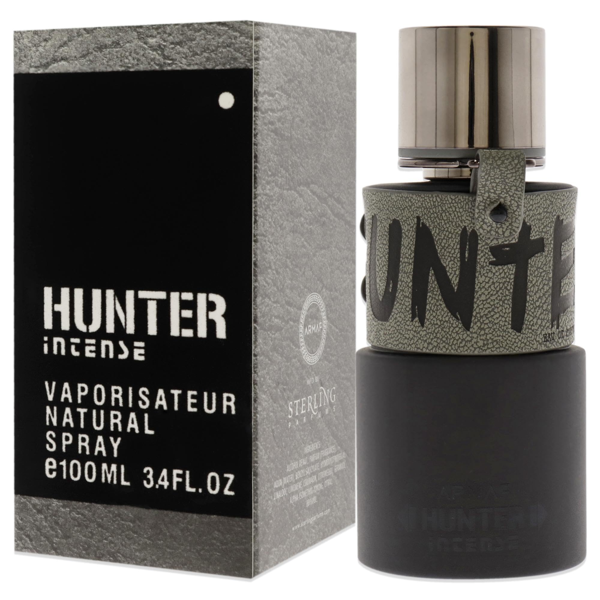 Armaf Hunter Intense top notes shot highlights bergamot and lemon refreshment.