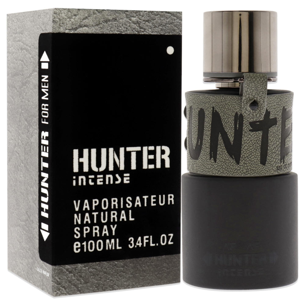 Armaf Hunter Intense packaging box, premium presentation ideal for gifting.