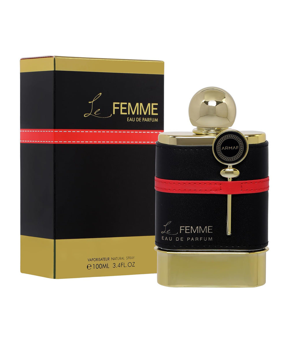 Armaf Le Femme bottle front view ideal for daily wear and elegance.