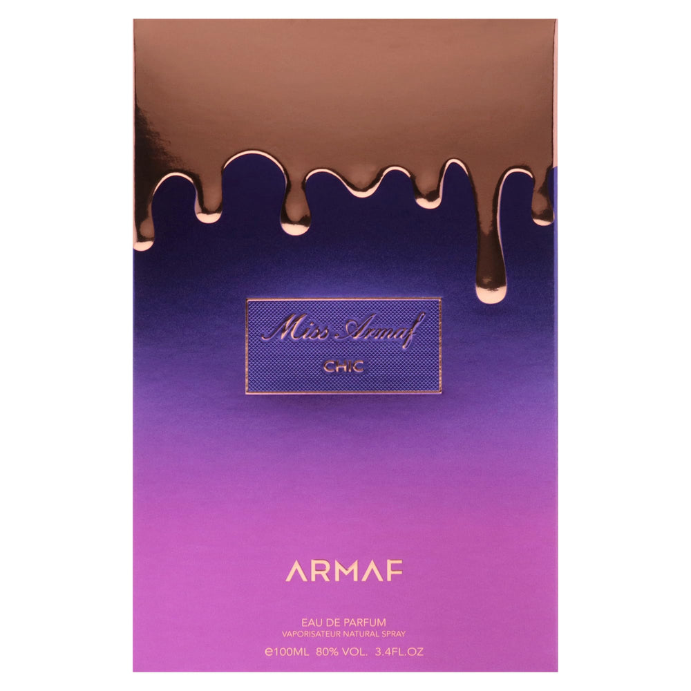 Armaf Miss Armaf Chic packaging box emphasizes gift-ready presentation