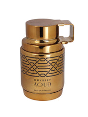 Armaf Odyssey Aoud Edition bottle front view highlighting bold woody scent