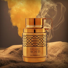 Armaf Odyssey Aoud Edition packaging box showcases premium branding for gifting