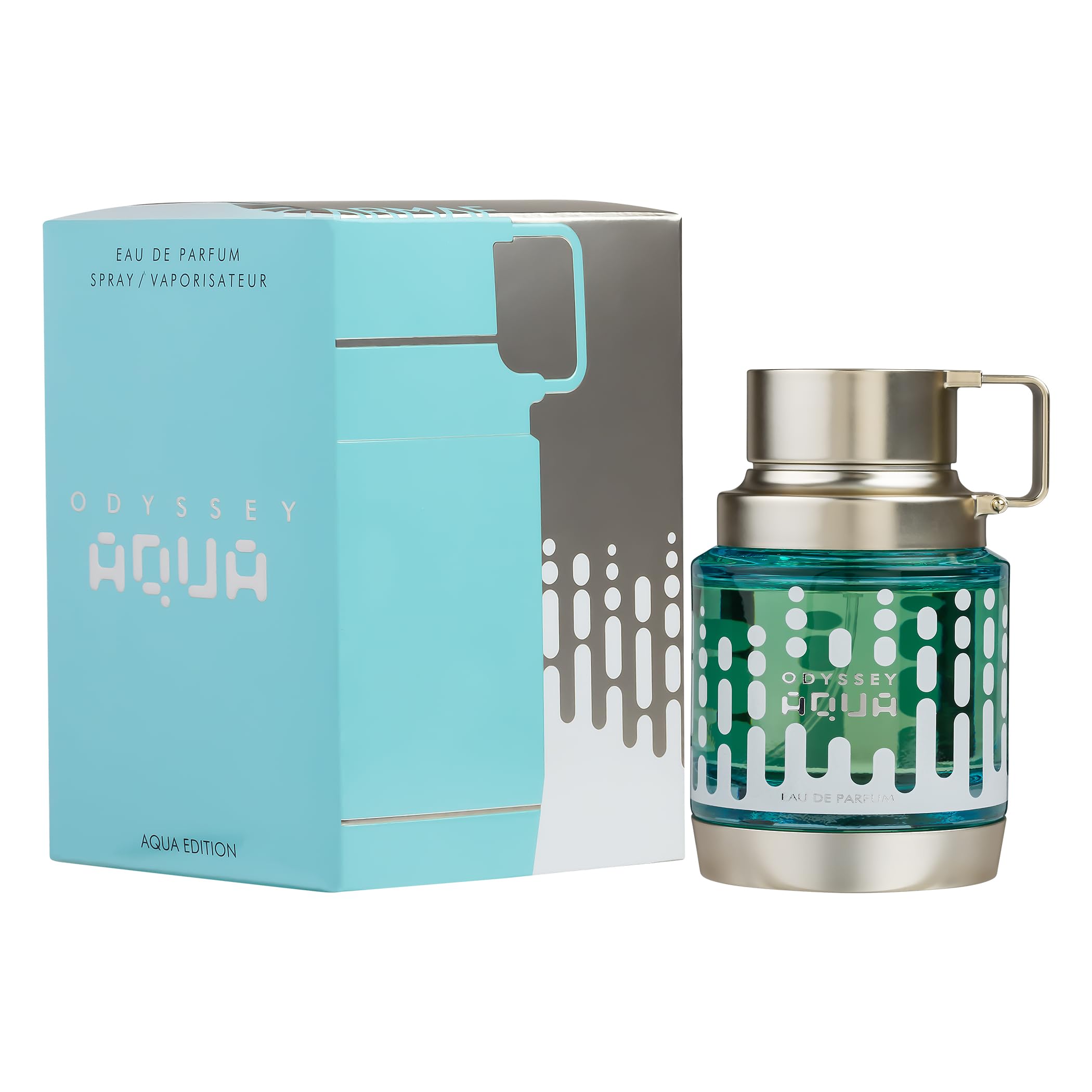 Armaf Odyssey Aqua Edition 2.0 packaging displays elegant design suitable for gifting and travel
