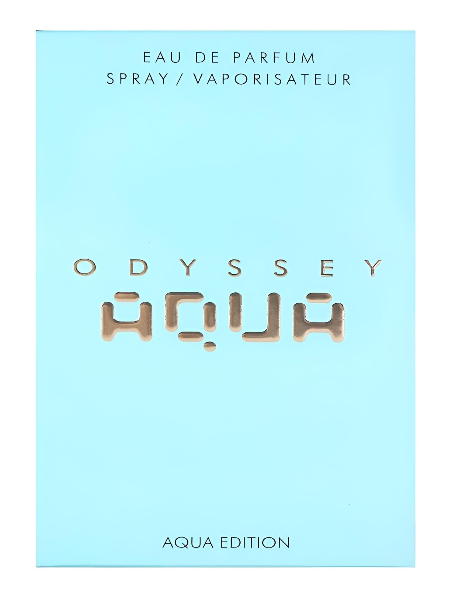 Armaf Odyssey Aqua packaging signals premium quality and a refined fragrance experience.