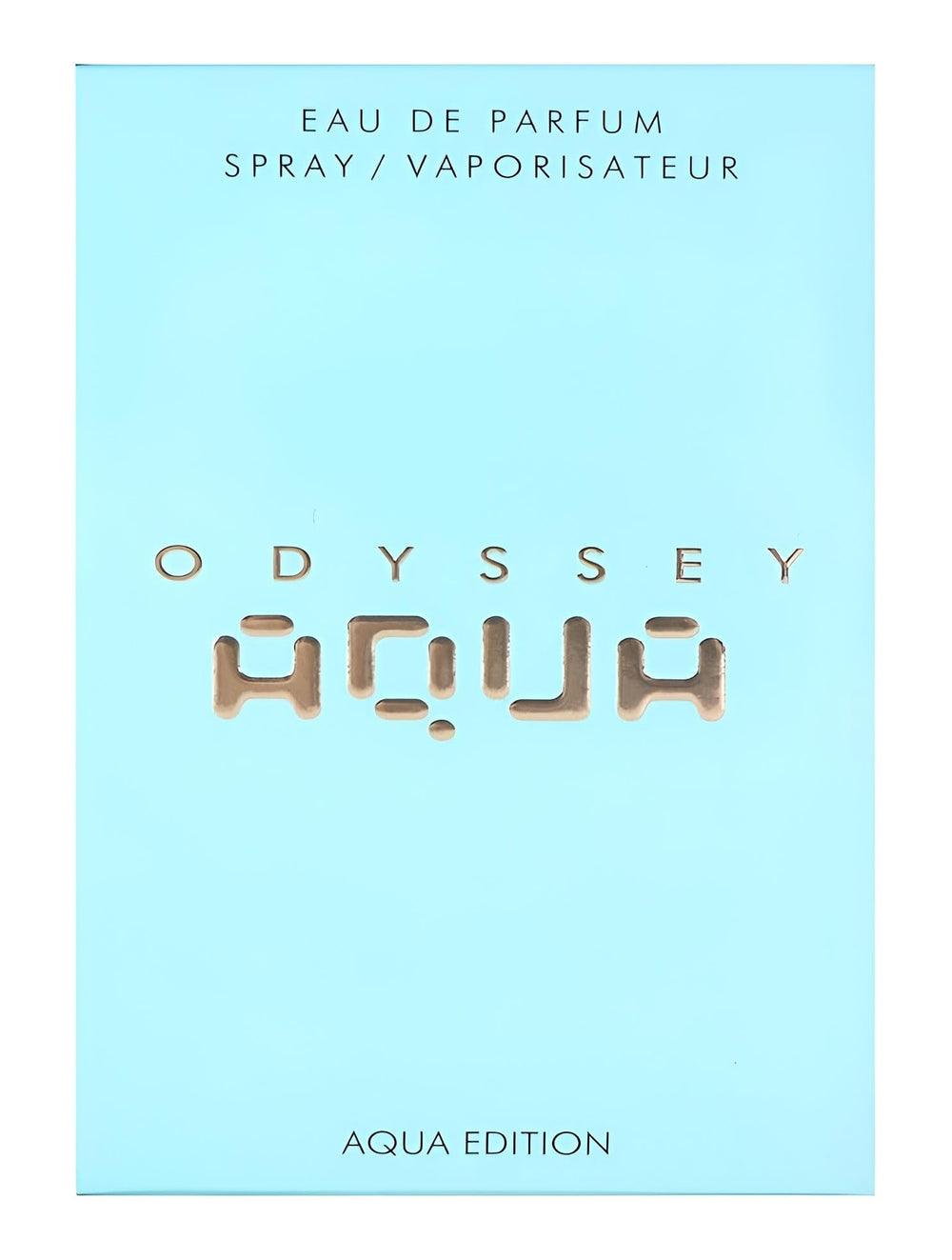 Armaf Odyssey Aqua packaging signals premium quality and a refined fragrance experience.