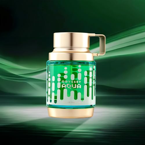 Armaf Odyssey Aqua top notes feature Artemisia, Orange, Grapefruit for a fresh opening.
