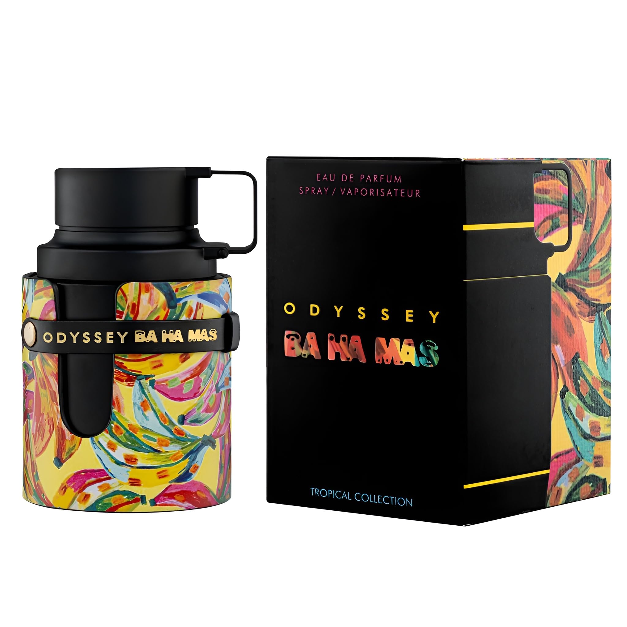 Armaf Odyssey Ba Ha Mas cap closeup emphasizes premium bottle craftsmanship ideal for gifting.