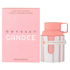Armaf Odyssey Candee EDP cap detail, premium presentation evokes gift-worthy quality