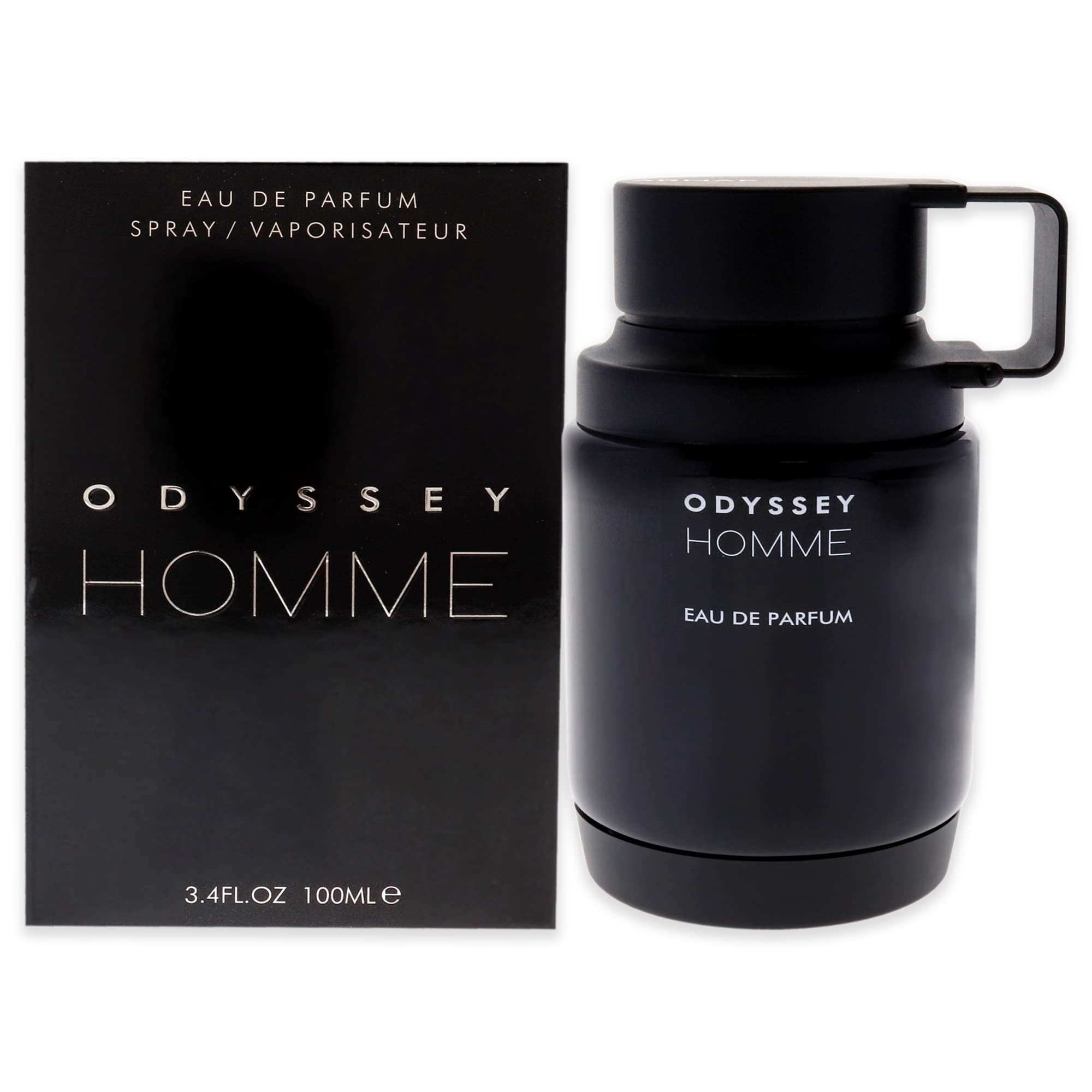 Armaf Odyssey Homme bottle front view for refined everyday elegance