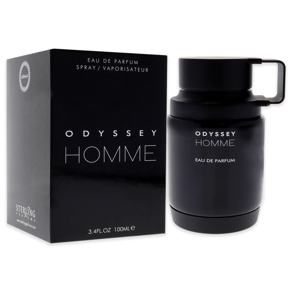 Armaf Odyssey Homme heart-notes close-up highlighting rose and orange blossom for romantic sophistication