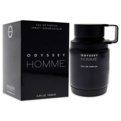 Armaf Odyssey Homme heart-notes close-up highlighting rose and orange blossom for romantic sophistication