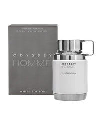 Armaf Odyssey Homme White Edition box front with gift-ready presentation