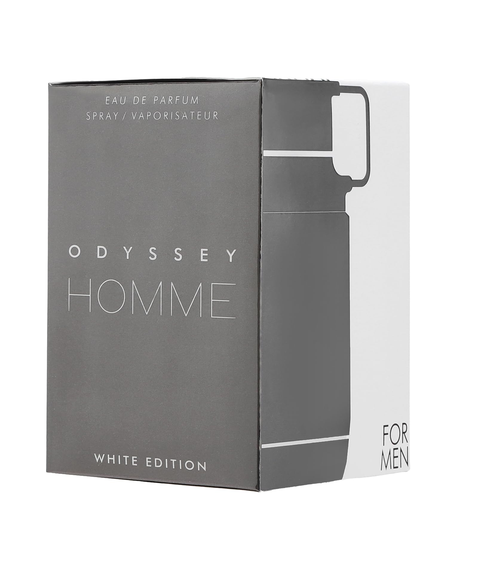 Armaf Odyssey Homme White Edition nozzle close focusing on atomizer precision