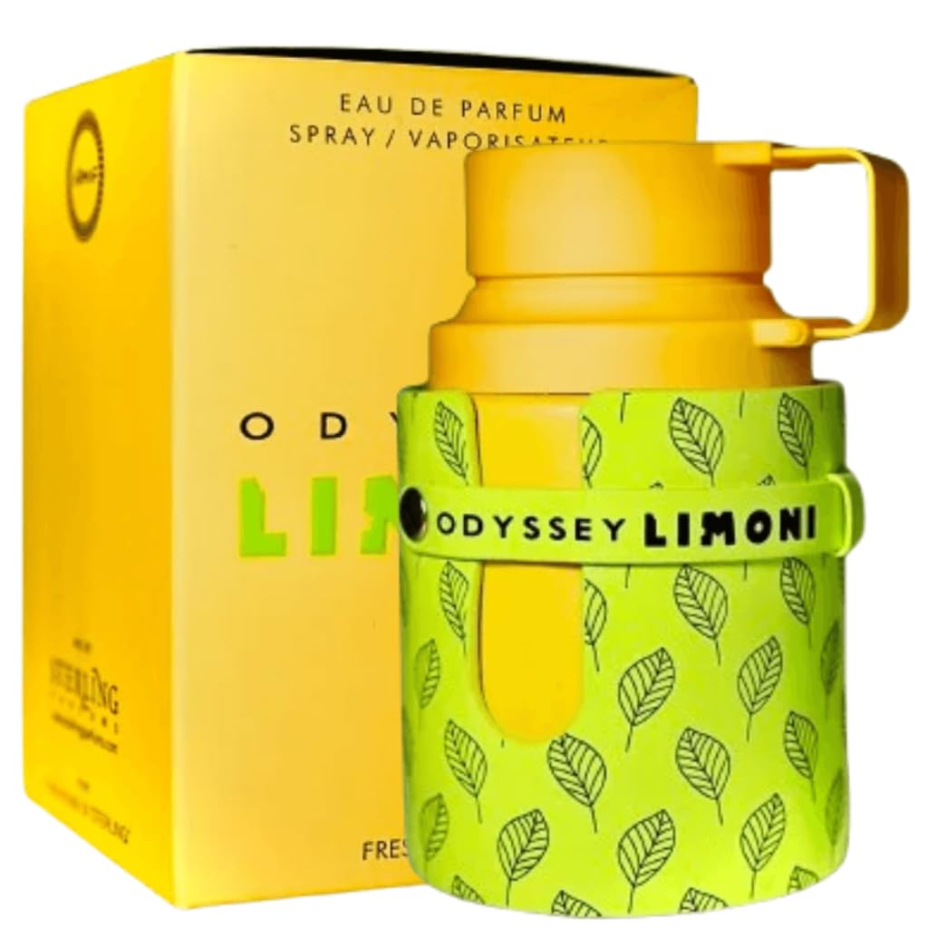 Armaf Odyssey Limoni Fresh bottle highlights bright citrus opening for refreshing everyday wear.