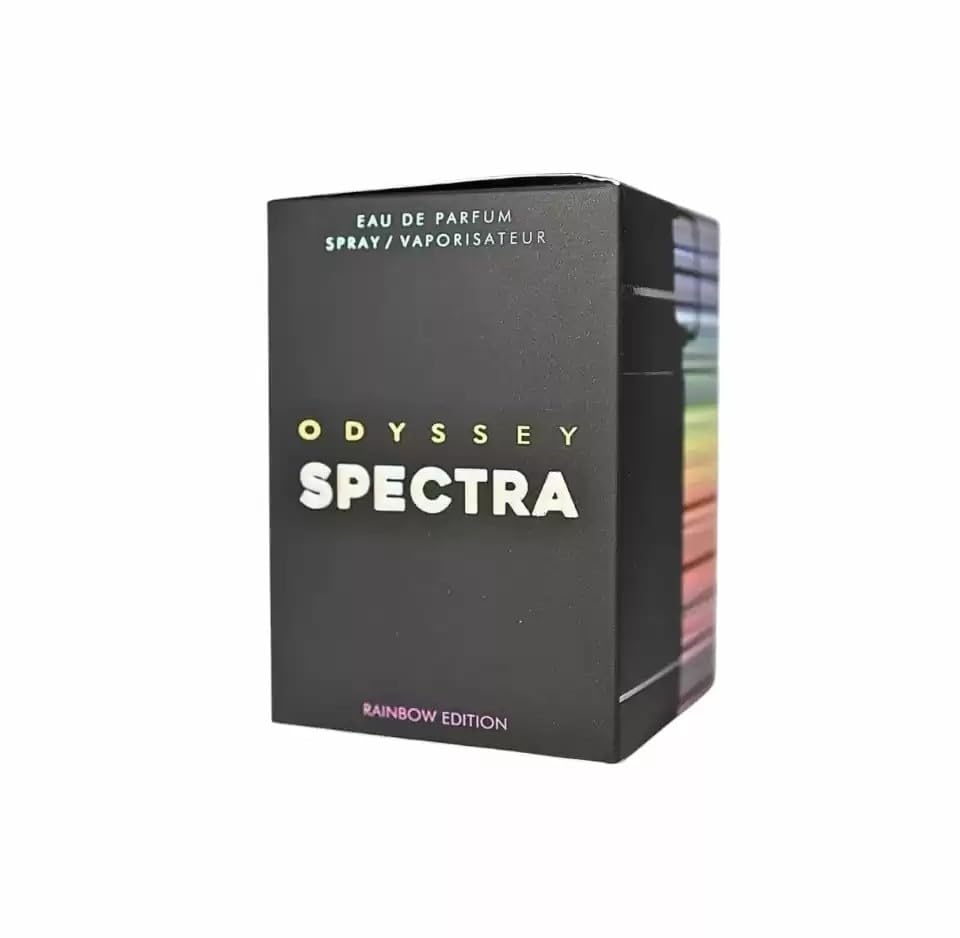 Armaf Odyssey Spectra Rainbow Edition heart notes blend lavender and Orange Blossom, refined elegance