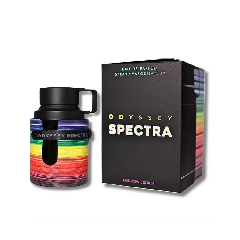 Armaf Odyssey Spectra Rainbow Edition top notes reveal spicy, fruity first impression