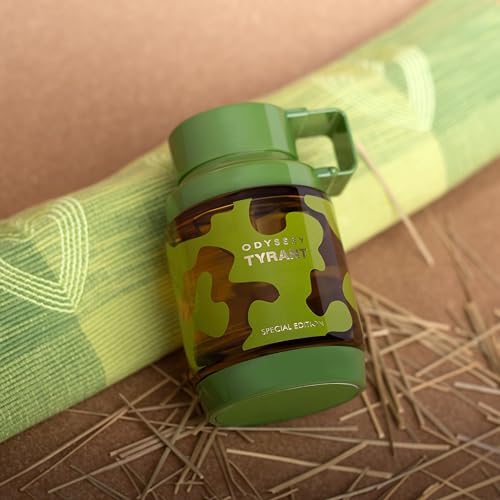 ARMAF Odyssey Tyrant Special Edition bottle side view showing masculine silhouette.