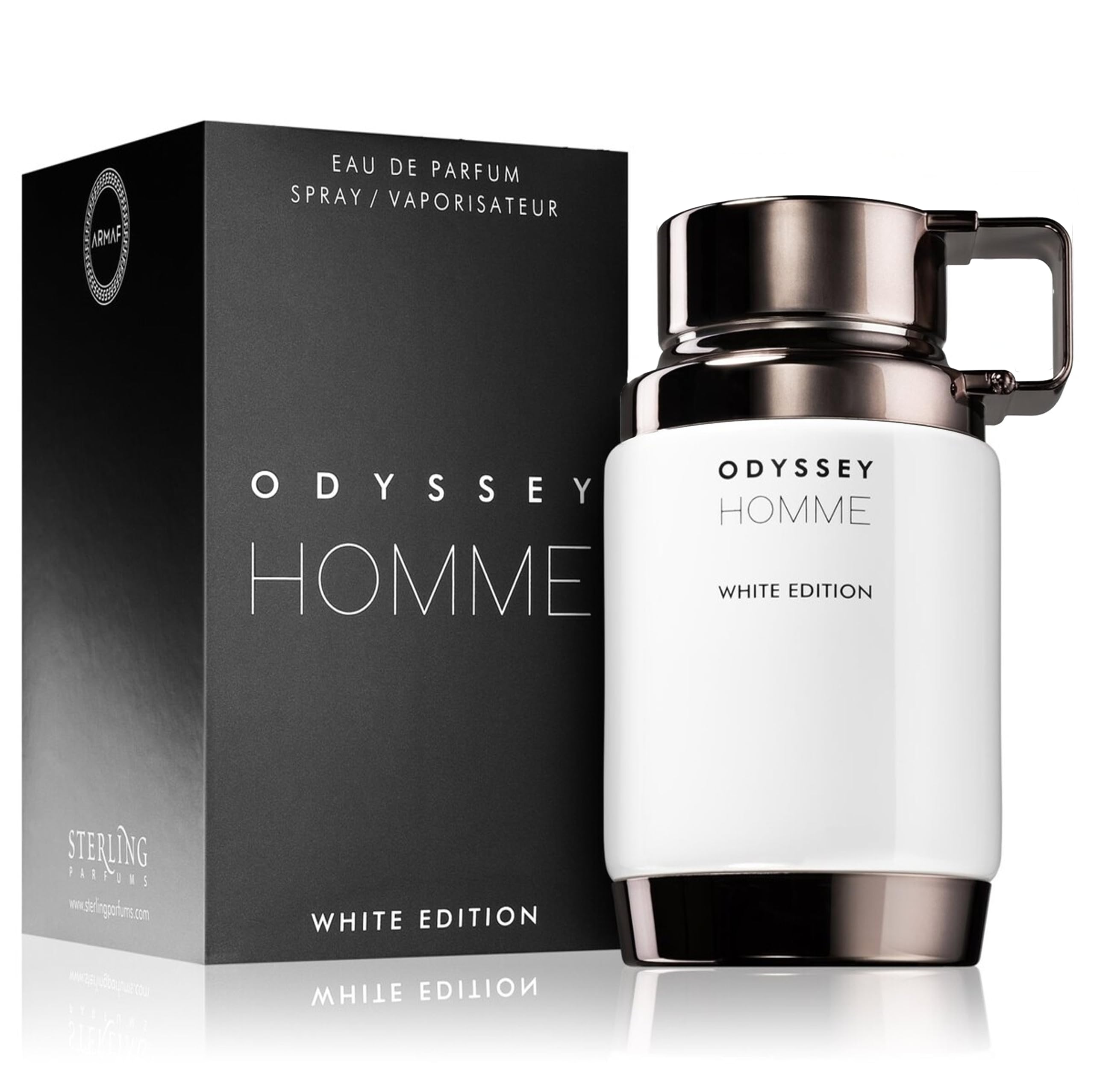 Armaf Odyssey White Edition bottle close-up for modern daily wear