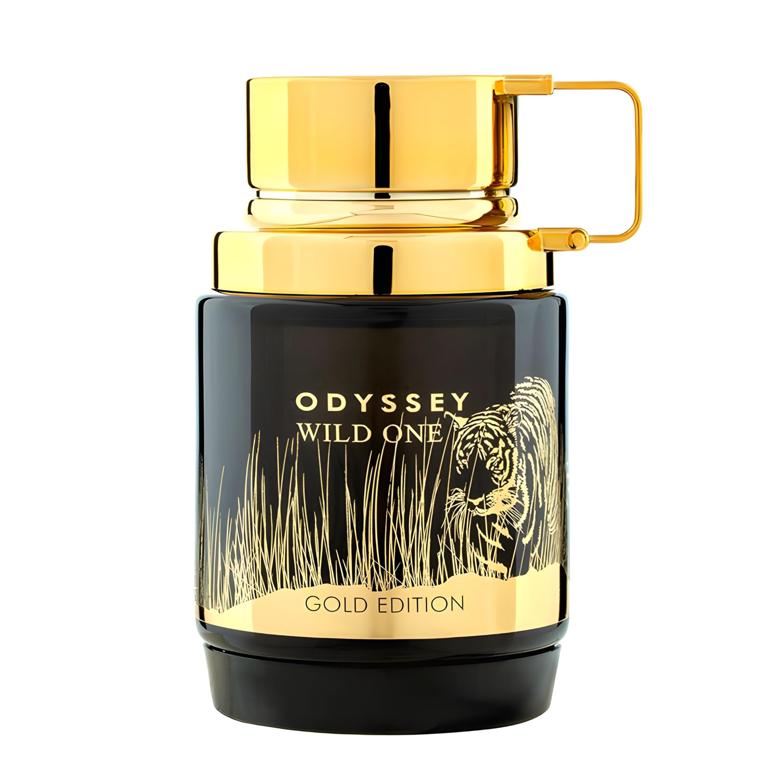 Armaf Odyssey Wild One Gold Edition bottle front view with premium design