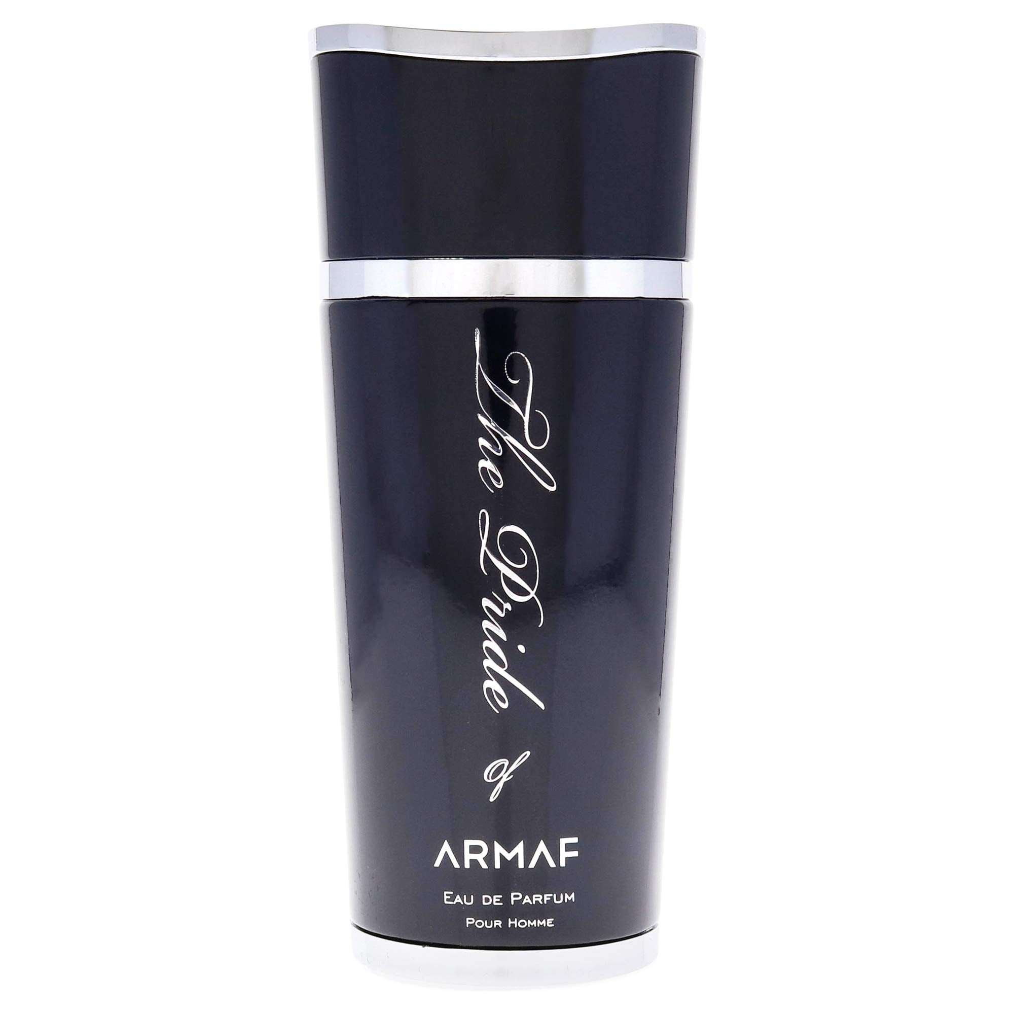 Armaf Pride of Armaf for Men bottle closeup reveals warm spice notes.