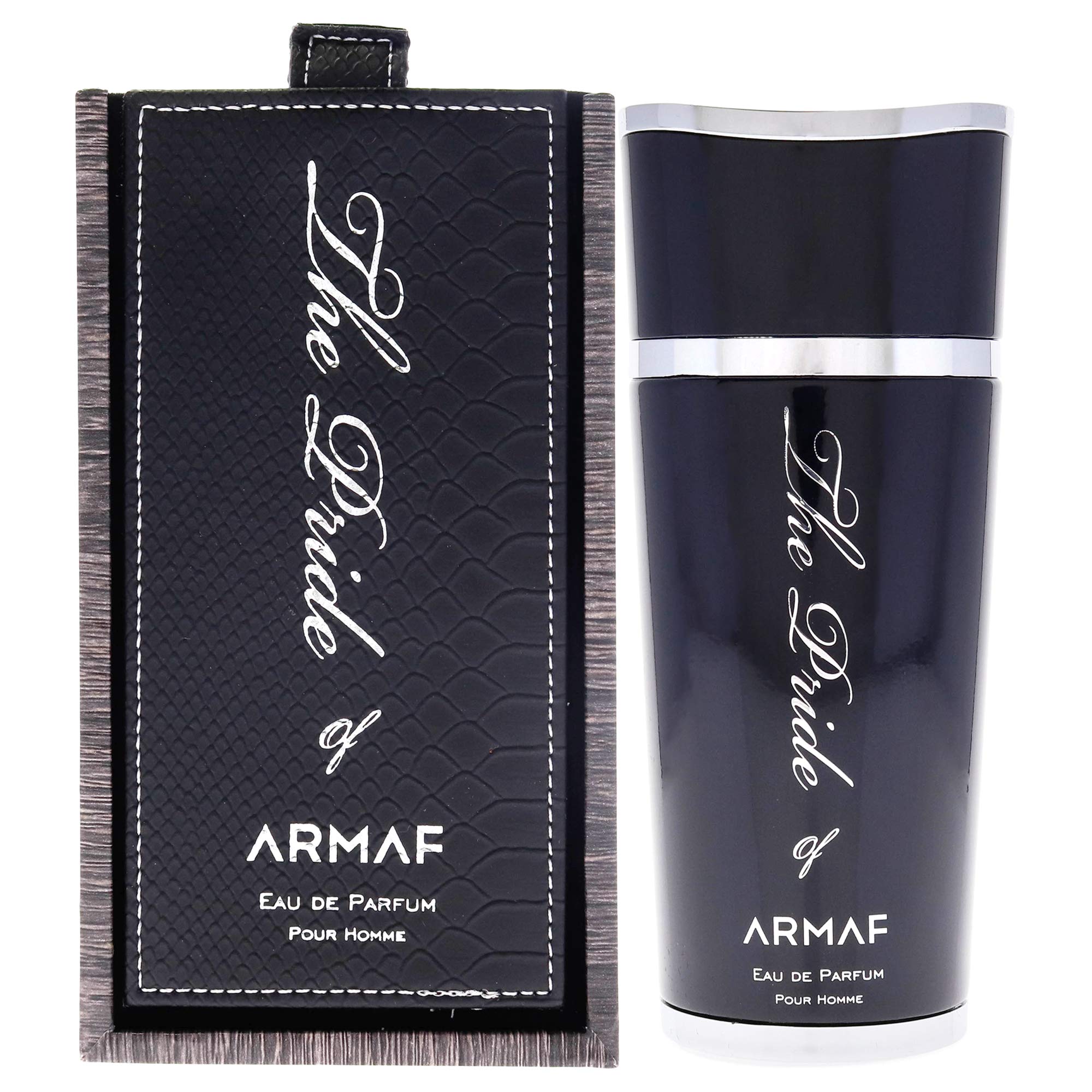 Armaf Pride of Armaf for Men bottle front highlights a refined daytime fragrance.