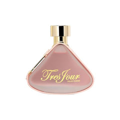 Armaf Tres Jour bottle front displays chic design for daily wear and signature scent.
