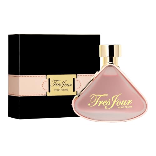 Armaf Tres Jour middle notes imagery emphasizes jasmine and tuberose romance.