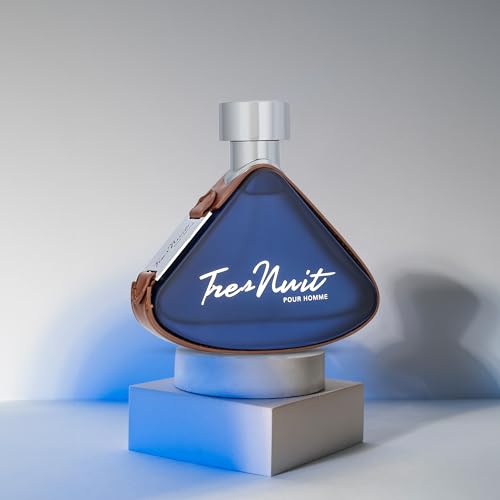 Armaf Tres Nuit front label conveys a sophisticated spicy-woody character