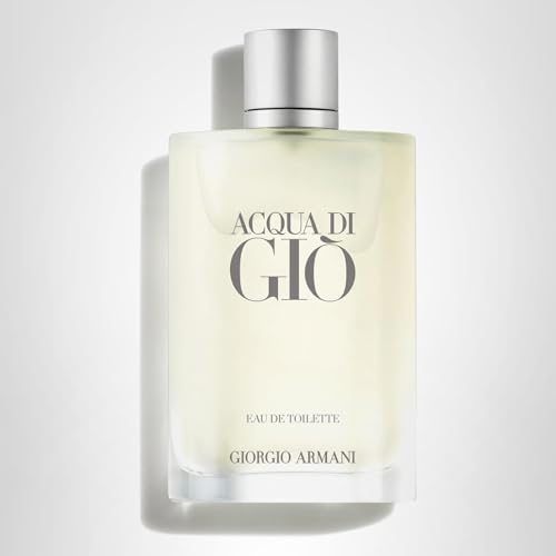 Armani Beauty Acqua di Gio EDT 6-7oz-size display communicates long-lasting presence.