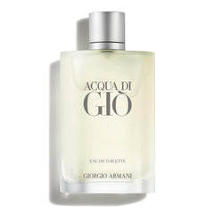 Armani Beauty Acqua di Gio EDT bottle on display for lasting everyday freshness.