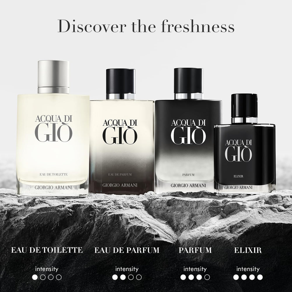 Acqua di Gio Elixir 1.6 fl oz bottle sized for travel