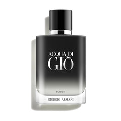 Armani Beauty Acqua di Gio Parfum bottle front shows premium design and enduring freshness.