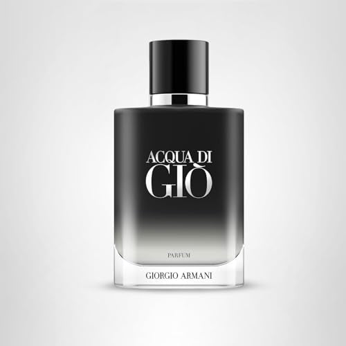 Armani Beauty Acqua di Gio Parfum bottle with matte black finish.