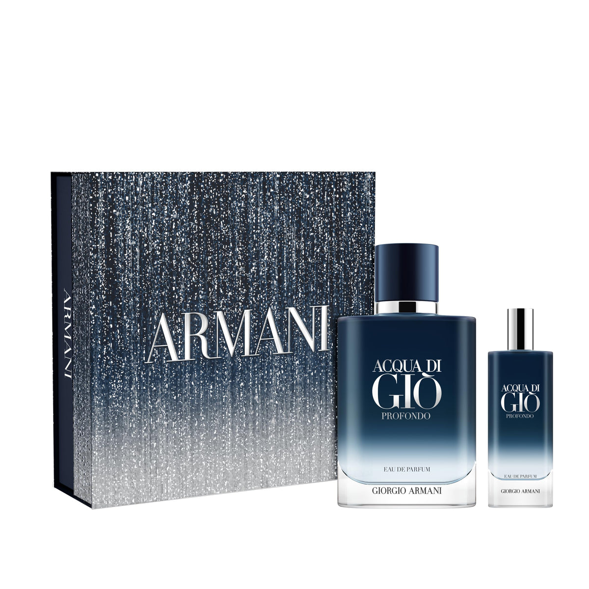 Armani Beauty Acqua di Gio Profondo full-size bottle ready for daily wear