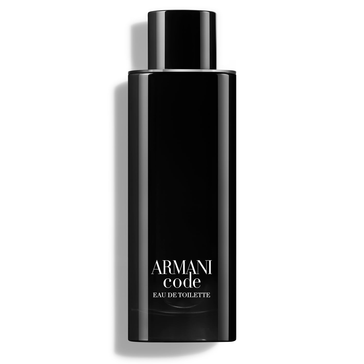 Armani Beauty Code EDT bottle close-up shows premium rounded-square design for everyday confidence.