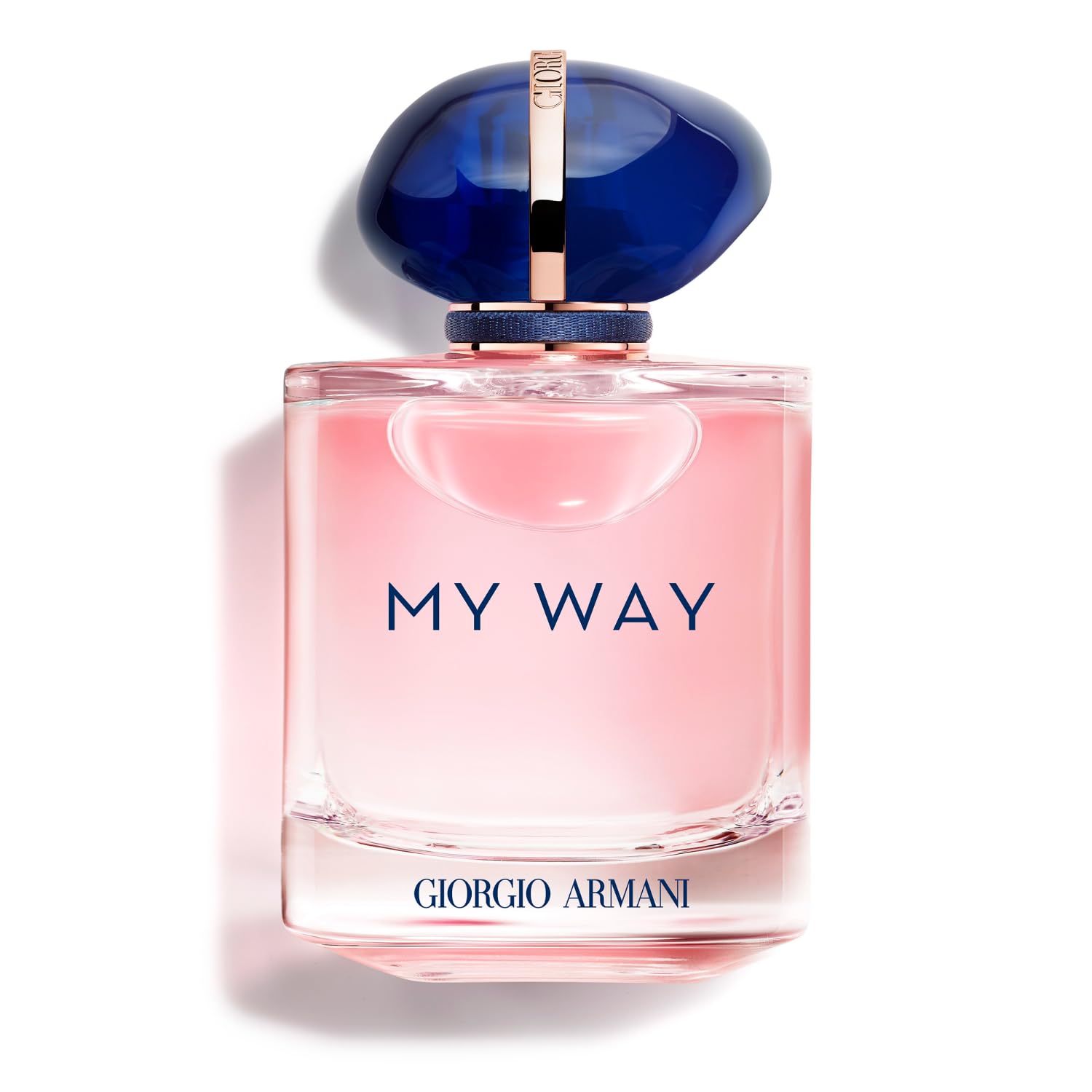 Armani Beauty My Way bottle cap close-up highlights luxury design and gifting appeal.