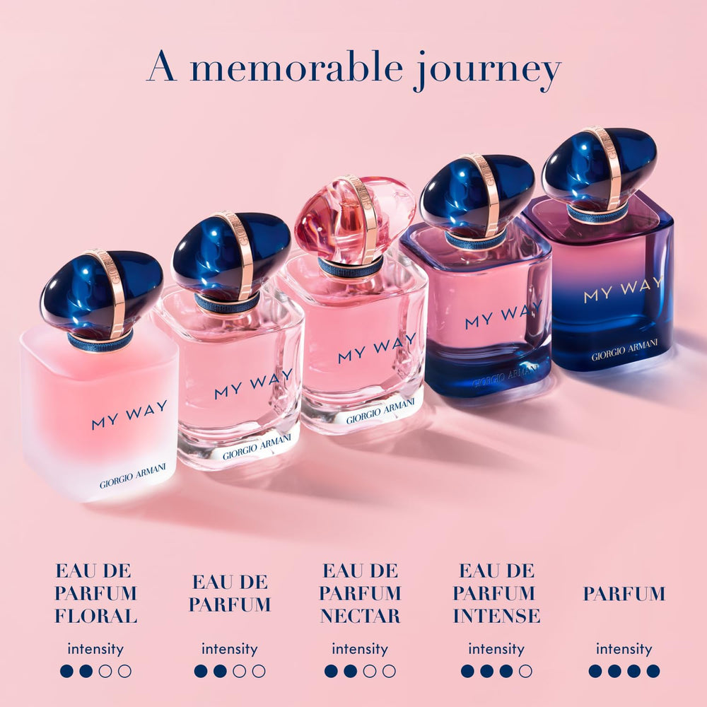 Armani Beauty My Way Nectar cedarwood and vanilla base image, hinting at lasting warmth and sophistication