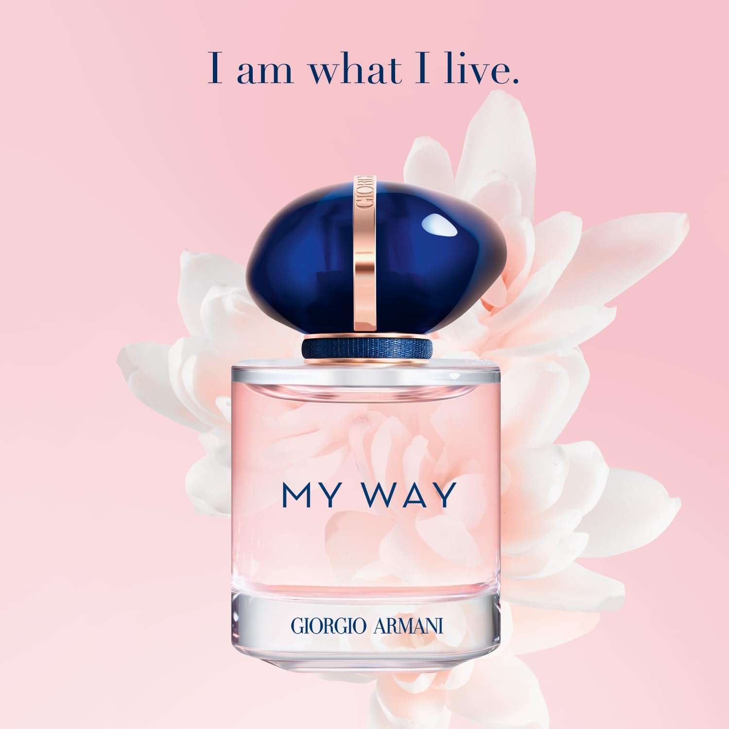 Armani Beauty My Way refill system demonstrates eco-friendly topping and reduced waste.