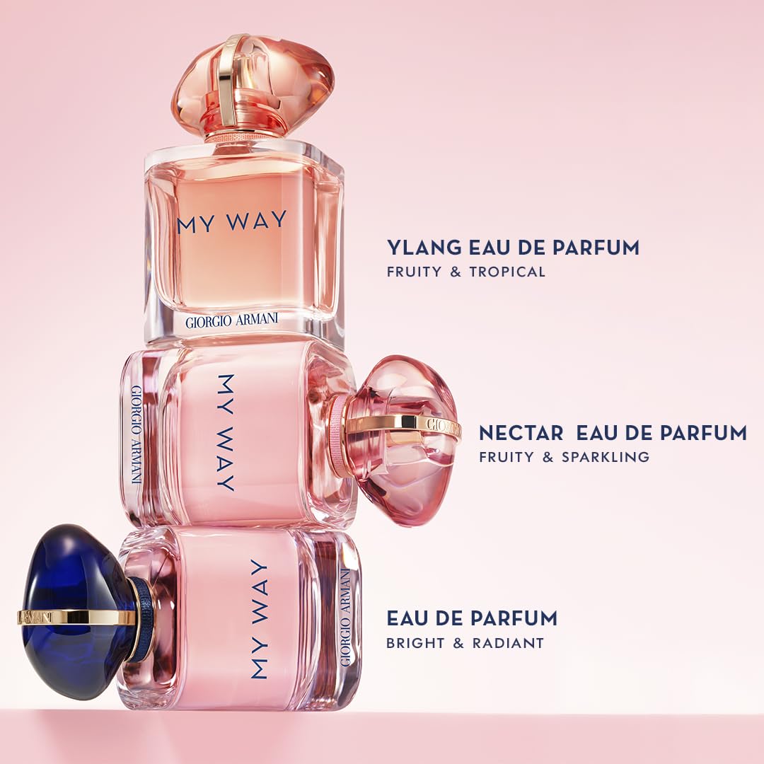 Armani Beauty My Way spray-on-wrist demonstrates easy application.