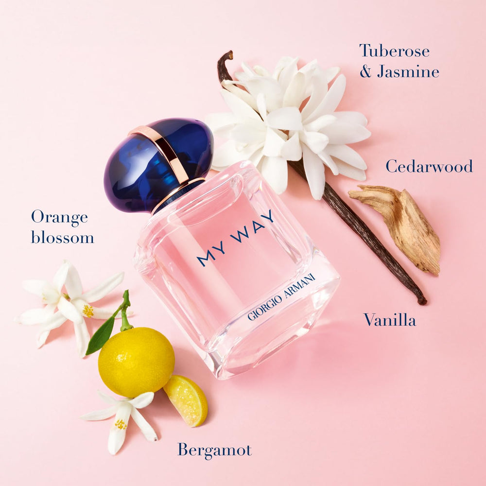 Armani Beauty My Way travel-size bottle ideal for on-the-go scents.