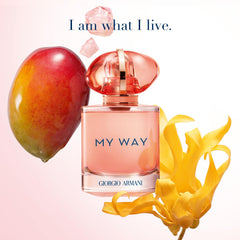 Armani Beauty My Way Ylang front view reflects the iconic MY WAY silhouette.