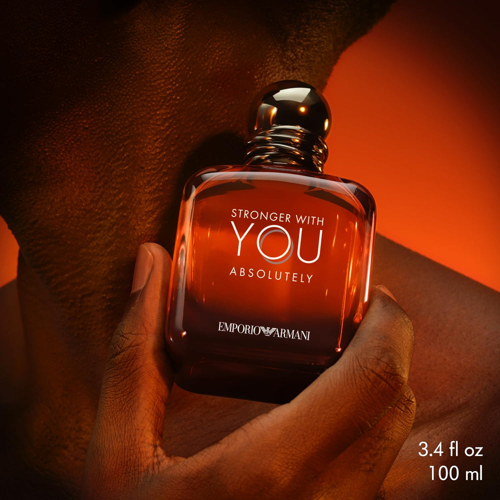 Armani Beauty Stronger with You Absolutely cedarwood emphasis evokes warm, woody masculinity.