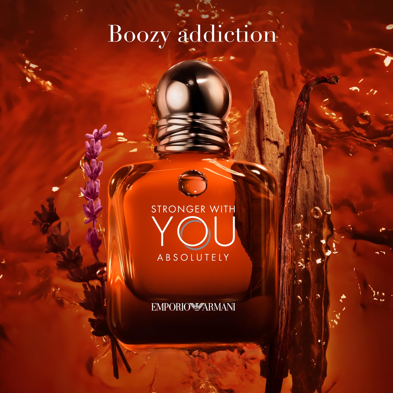 Armani Beauty Stronger with You Absolutely packaging hints at gifting-worthy elegance.