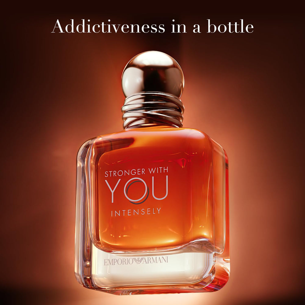 Armani Beauty Stronger With You Intensely lavender note evokes aromatic calm for evening rituals.