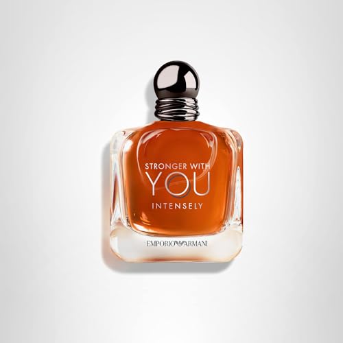 Armani Beauty Stronger With You Intensely bottle and packaging reflect luxury ritual and everyday confidence.