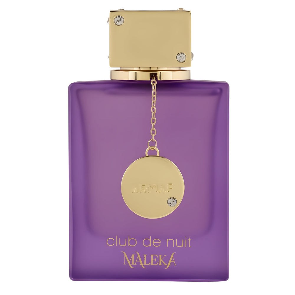 Armaf Club De Nuit Maleka bottle front shows floral-fruity allure for daily wear.