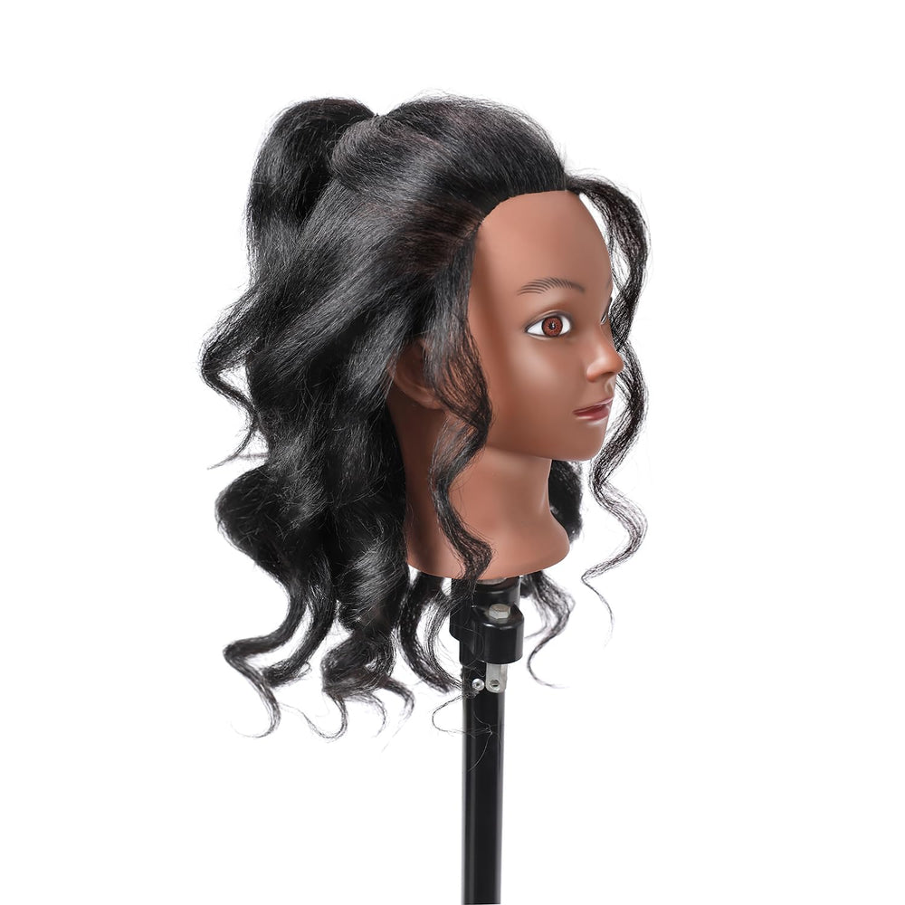Armmu mannequin head packaging includes tools pack for quick setup.