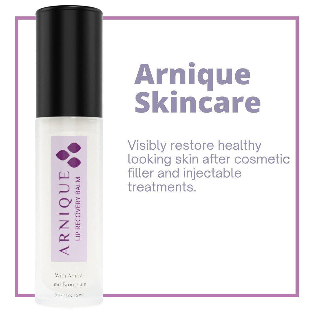 Arnique Arnica Lip Balm texture close-up shows smooth, non-sticky finish.