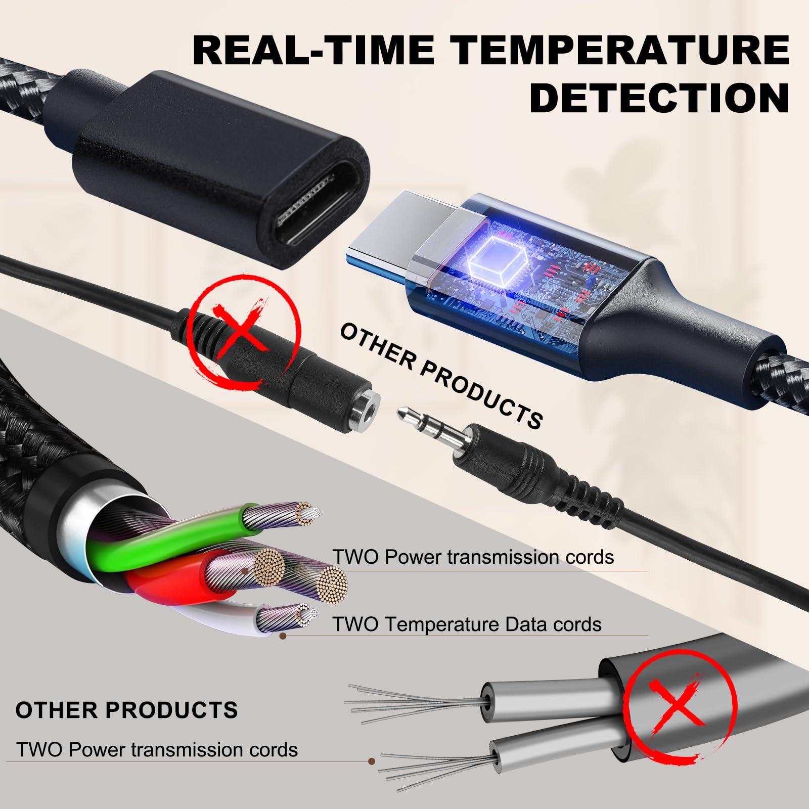 Aroma Season heated eye mask type-C connector links to safe, fast heat control.